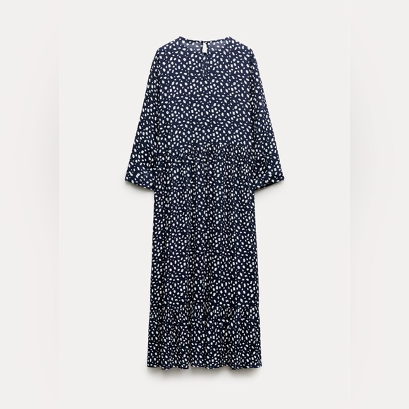 ZARA  LONG PRINTED DRESS ZW COLLECT - Picture 6 of 10